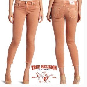 True Religion Jeans Brooklyn Cropped Skinny Size 30